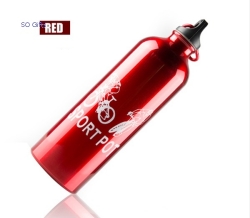 RED Aluminium Drinking Bottle for Sports Gifts