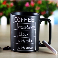 Coffee Mug with Chalk