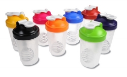 Shake bottle with whisk ball