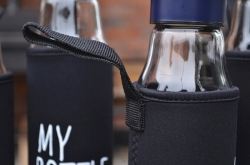 Glass Drinking Bottle with Sleev