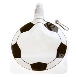 Football Sharp Collapsible Plastic Water Bottle