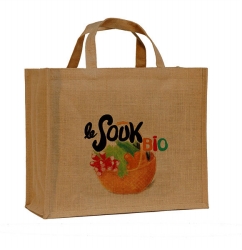 Factory Price Wholesale Custom Promotional Shopping Jute Bag