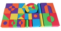 Hot Selling Assorted Color EVA Foam Building Blocks for Kids