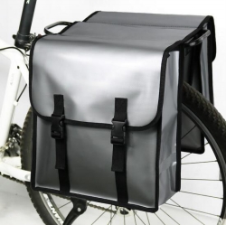 Bicycle Pannier Bags of Double Rear for Newspaper Deliverer
