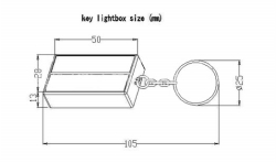 DIY MINI Light Box Key Chain