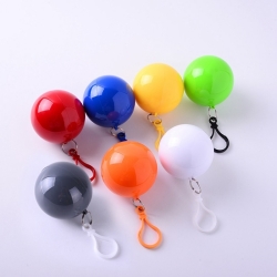 Cheap plastic Printed Raincoat Poncho Ball for Give Away gifts