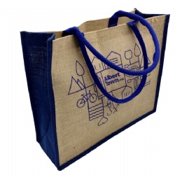 ECO Friendly Jute bag with OEM LOGO for gifts and Pormot