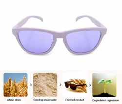 Wholesale Environmentally OEM Custom Recyclable Degradable Sunglasses for Promotion Gifts