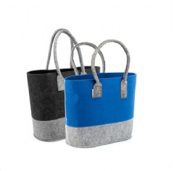 ECO Classic felt bag with handle with logo for promotion