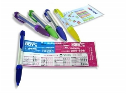 Hot Selling Cheap Personalized Printing Banner Ballpoint Pen for Promotion